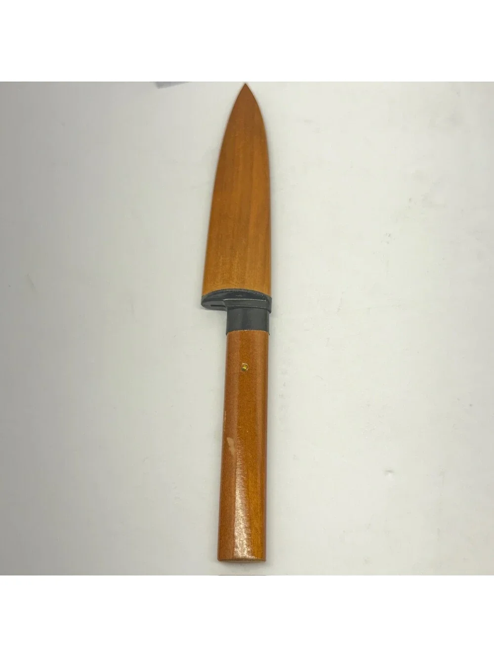 Vintage Suncraft 428‎ Stainless Steel Utility Knife with Wooden Sheath B-7